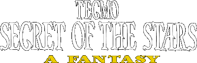 Tecmo Secret of the Stars logo for Super Nintendo
